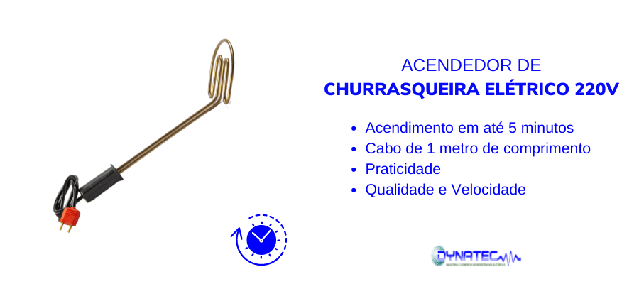 banner destaques ACENDEDOR DE CHURRASQUEIRA ELÉTRICO 220V