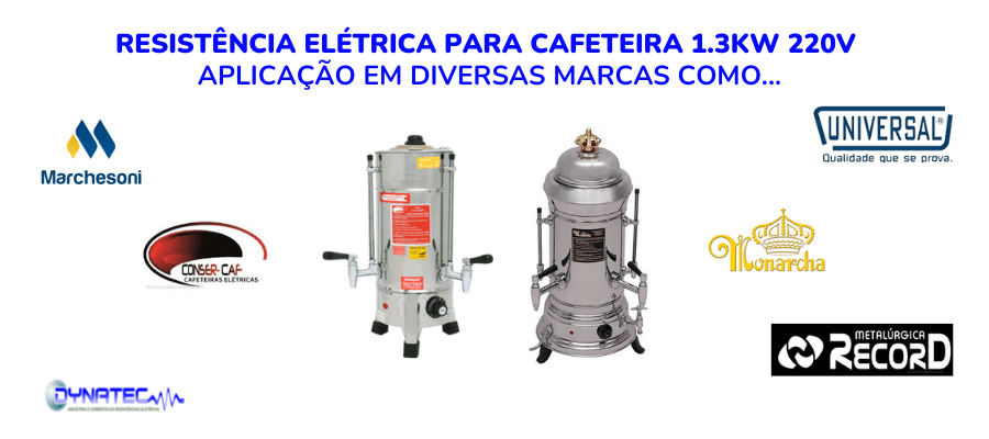 Banner Resistência elétrica Cafeteira 1.3KW 220V aplicacao