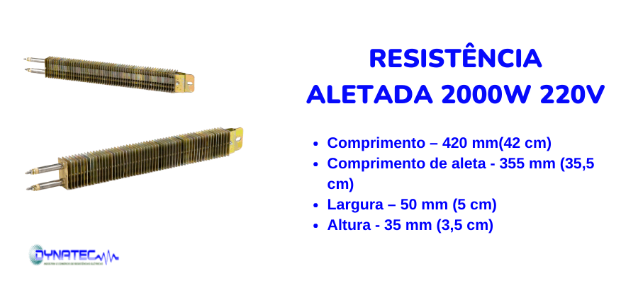banner  Resistência Aletada 2000W 220V
