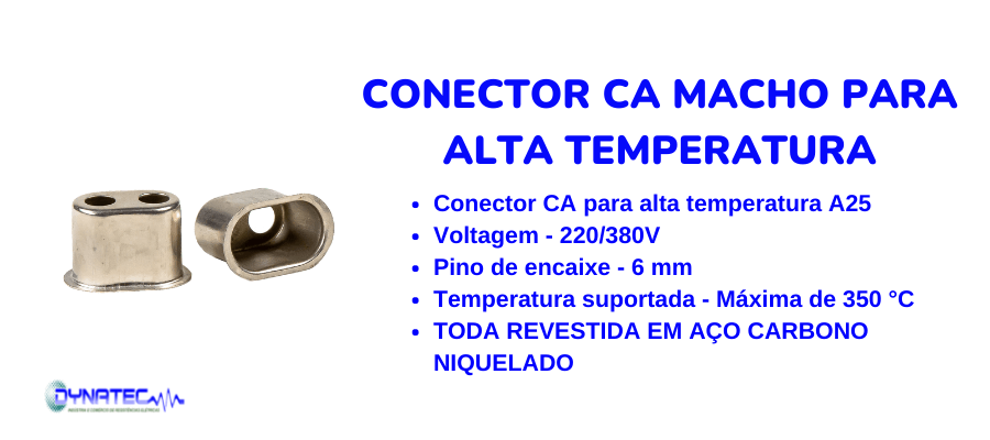 banner  banner Conector CA macho para Alta Temperatura caracteristicas